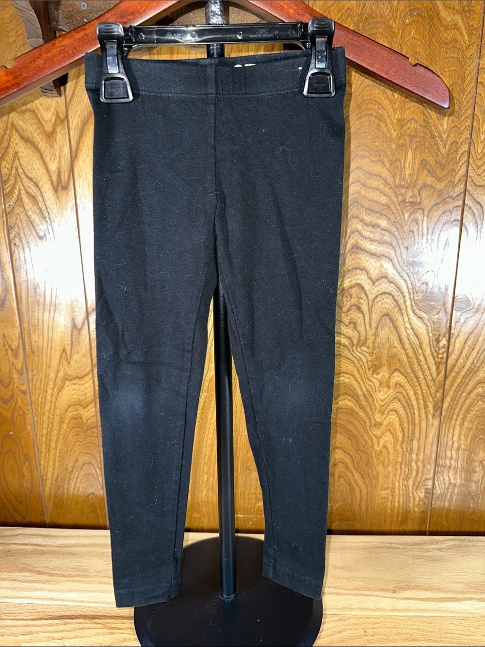 🎉wonder nation Black Kids Stretch Leggings. D342